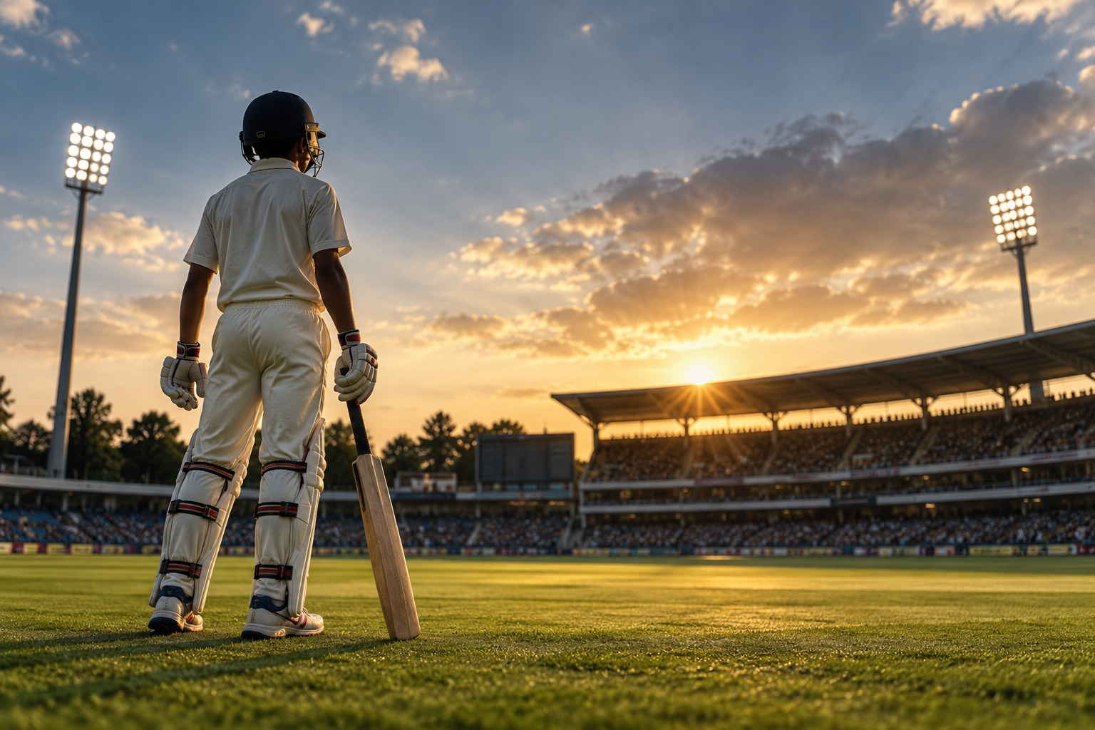 Cricket stadium arena at the Drakon Challenge